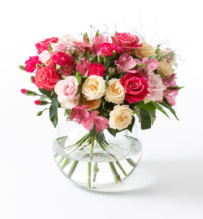 Rosebukett i kalde farger Rosebukett i kalde farger